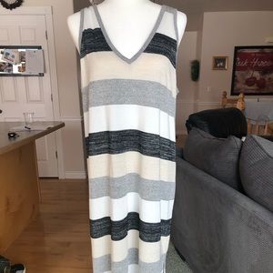 Soft- spun striped dress